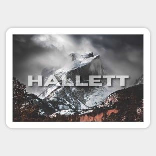 Hallett Peak Poster Sticker